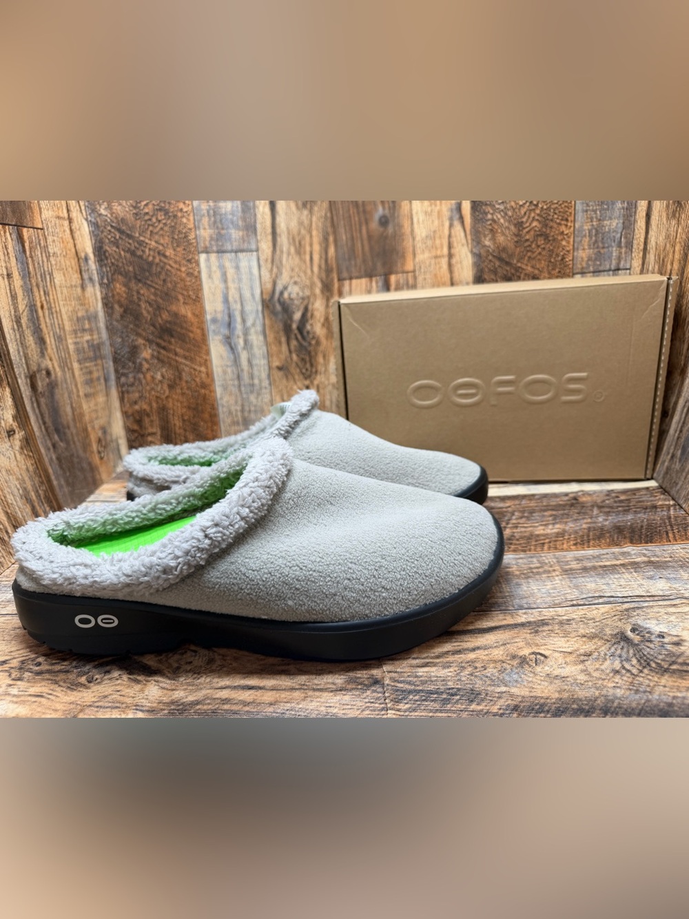 NEW OOFOS Oocoozie Mule Men’s Orthopedic Slip On Sandals US Size 12
